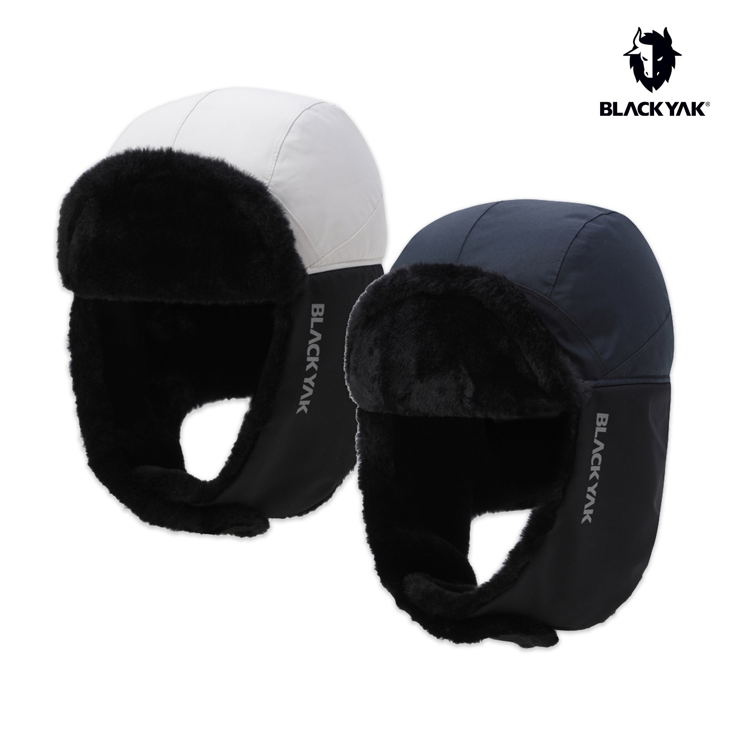블랙야크 공용 고어 트루퍼 귀덮개 방한 패딩 고소모 털모자 따뜻한 퍼귀달이 모자 2BYHTFU911 84,200원