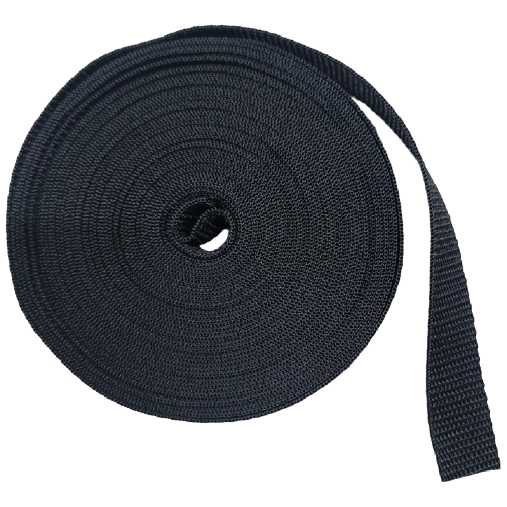 국산 에코백 웨빙 스트랩 가방 끈 부자재 블랙 25mm 8,600원