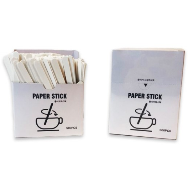 우리연구소 일회용 종이스틱, 5박스, 500개입 45,500원
