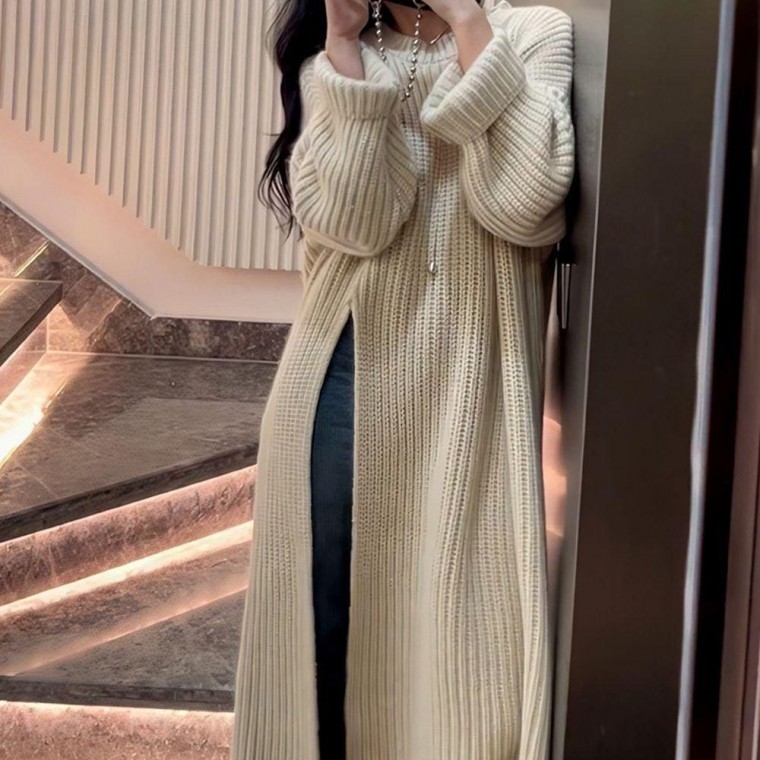라니키 여리여리 슬릿 롱 니트 스웨터 여성겨울 여자겨울코디 원피스 여성겨울 여자겨울코디 롱 니트 원피 136,900원