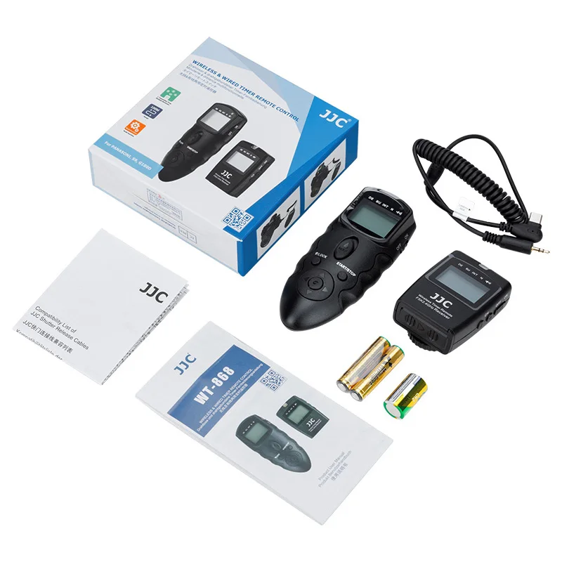 호환 JJC DSLR 카메라 송신기  파나소닉 LUMIX S9/G100D용 RF 무선 타이머 리모컨  100M  2.4GHz  56 채널 82,700원
