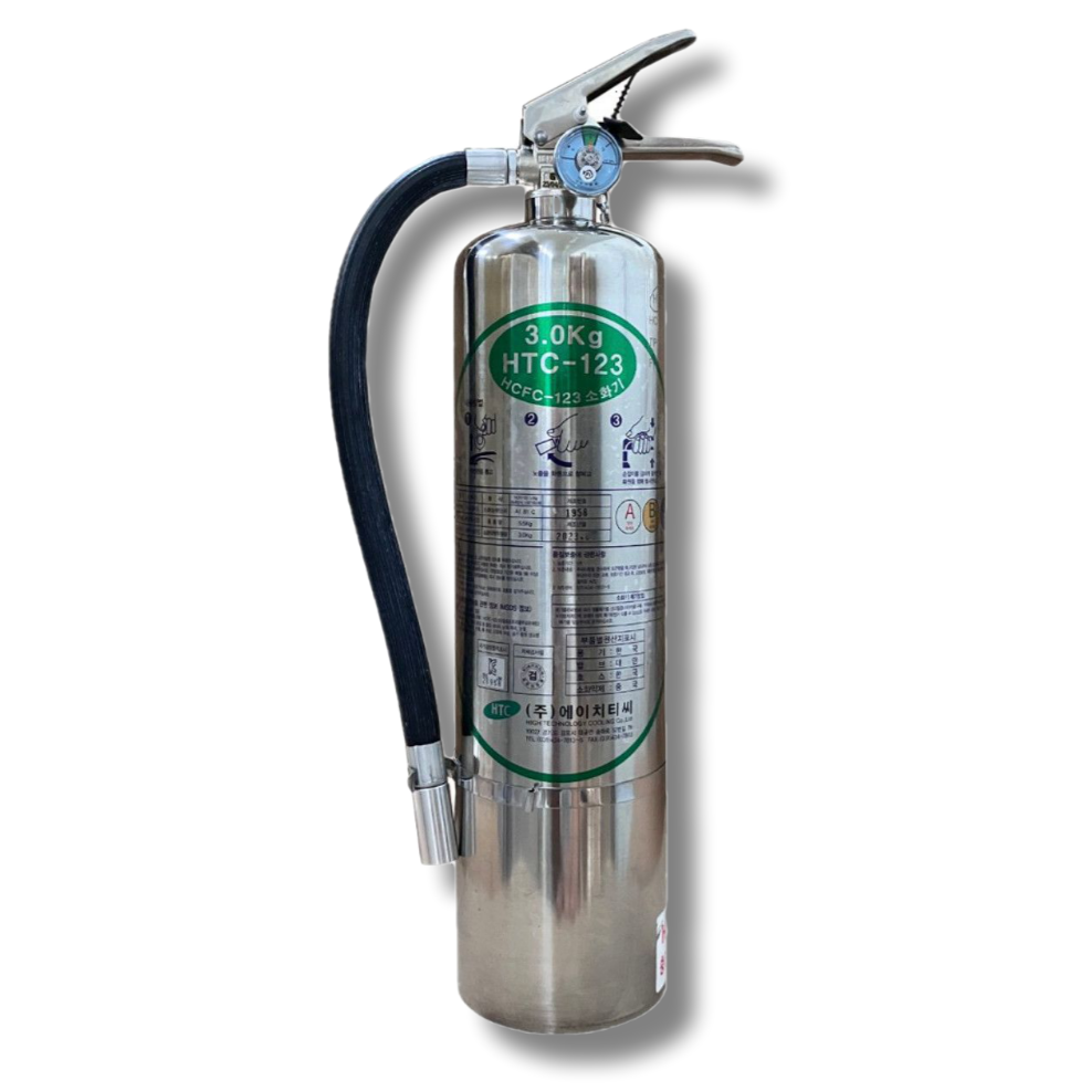 단골소방 청정소화기 하론대체 hcfc-123 가스식 소화기 3kg 159,900원