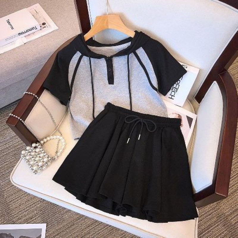 해피유통어린이 패셔너블 반팔 상의와 스트링 캐주얼 스커트 세트14세 이상 XG03 26,470원