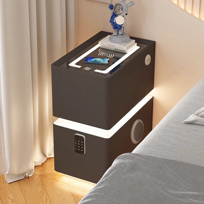 Sunwer 테이블 usb 무선충전 감성조명 블루투스스피커 스마트 침실협탁 사이드테이블 178,000원