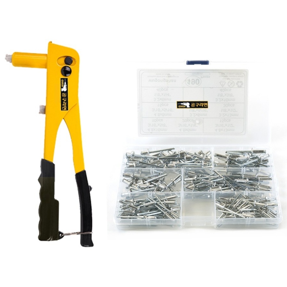 공구라면 ( 09RM ) 수동 리벳건 리벳세트 리벳못, 1개 18,900원