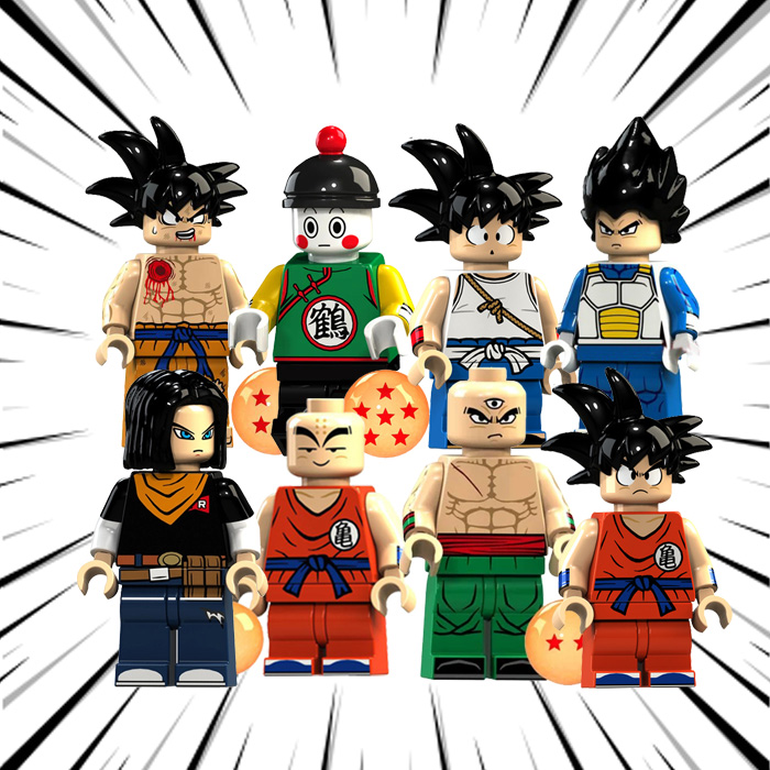 드래곤볼/드래곤볼슈퍼/드래곤볼Z 호환블럭 브릭미니피규어 캐릭터 8종 시리즈 VER.01 취미/수집/장식/컬렉션용 커스텀 블록피겨, 1개, 0109. 드래곤볼 8종 세트 VER.1(로켓) 26,000원