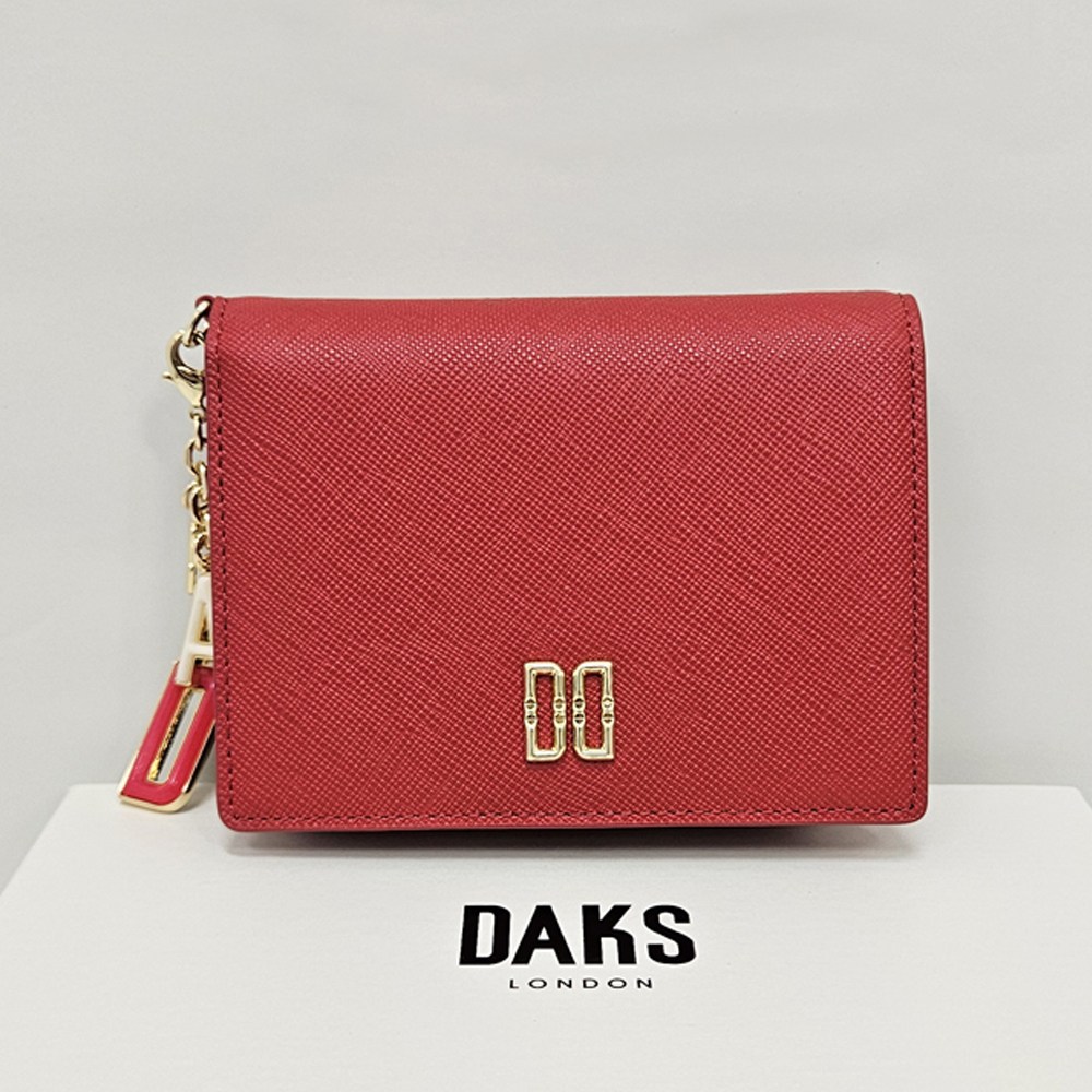 정품 닥스 컷팅 로고 여성 반지갑 THE HENEM 더스트백증정 129,000원