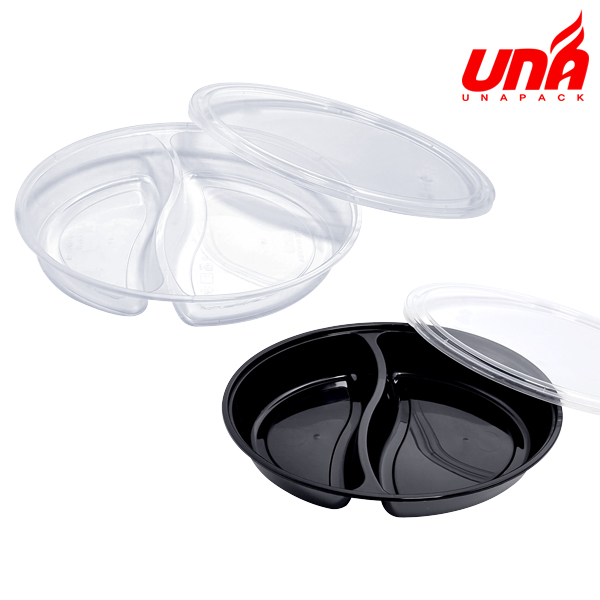 투명 사출 타원 B-750 2칸 53,390원