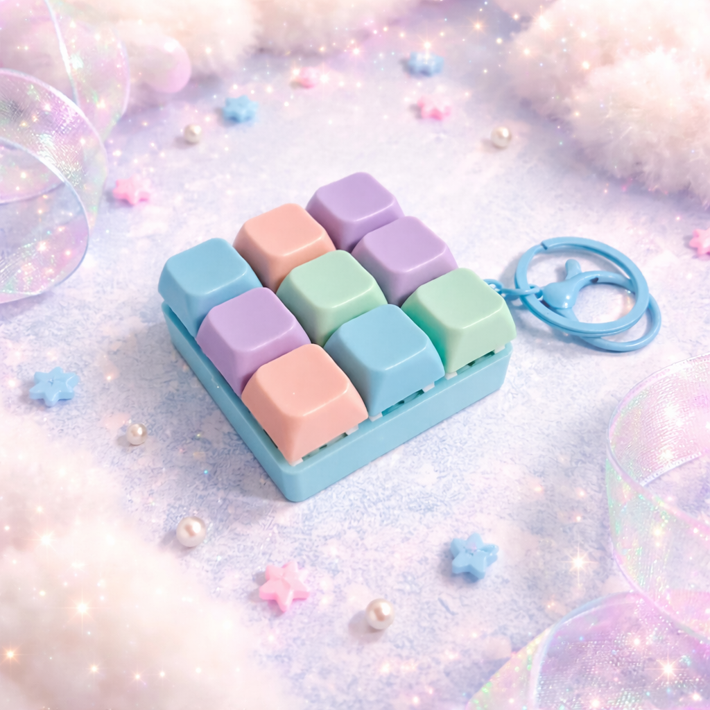 펫더월드 mbti 키보드키링 키캡 9구 딸깍이 7,100원