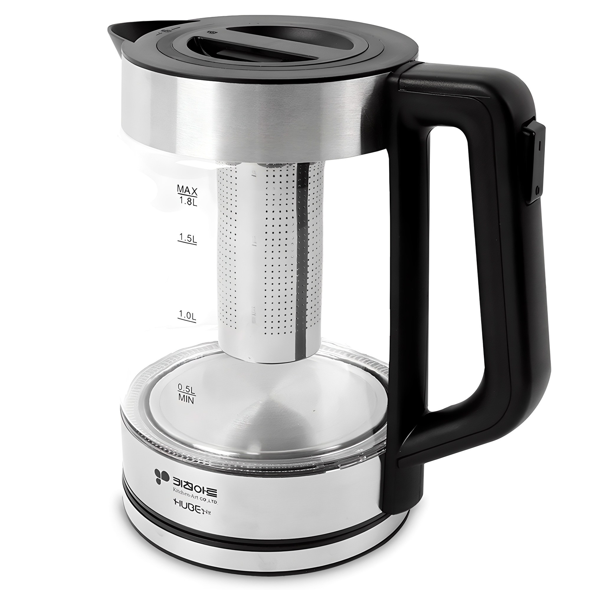 키친아트 허브 유리 티포트 1.8L, KAEP-1190NK 21,900원