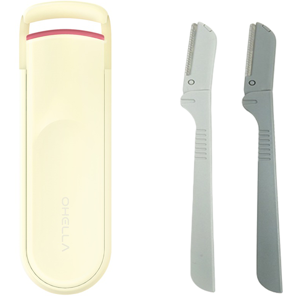 오엘라 눈썹 속눈썹 온열 히팅 뷰러 셀프 연장 스타일러 고데기 OB-EC01LY + 눈썹 칼 2종 세트 29,130원