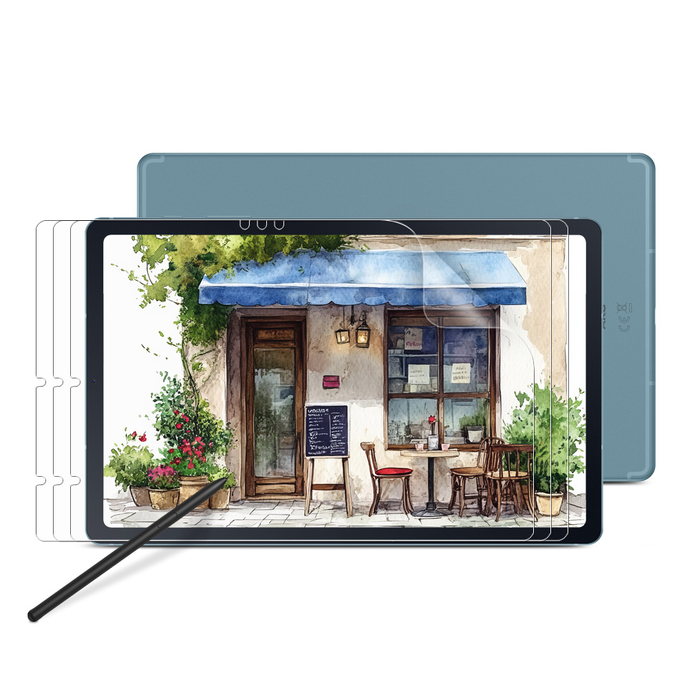 다이아큐브 갤럭시탭 S6Lite 10.4 무광 종이질감 항균기능 블루라이트차단 액정보호필름 3단반칼 초보자도 쉬운부착 16,300원