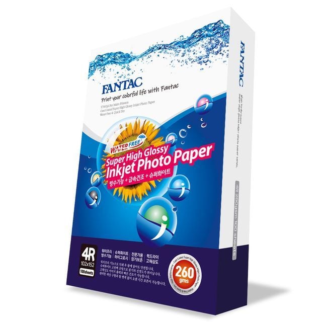 포토용지 팬텍 슈퍼하이그로시 사진인화지 포토용지 사진 SHG 4R 4x6 260gsm 100매 13,630원