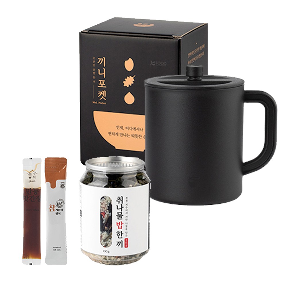 잇더밀 끼니포켓 취나물밥_저속노화 저당 1인식 나물솥밥 쌀 나물 양념장 전자렌지용 솥까지 한번에 담긴 스마트한 올인원 키트, 90g, 1 28,900원