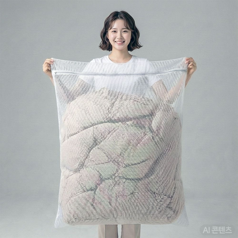 대형 베개 이불 신발 세탁망 통돌이 드럼 세탁기 특대형 무형광 빨래망 거름망 9,700원