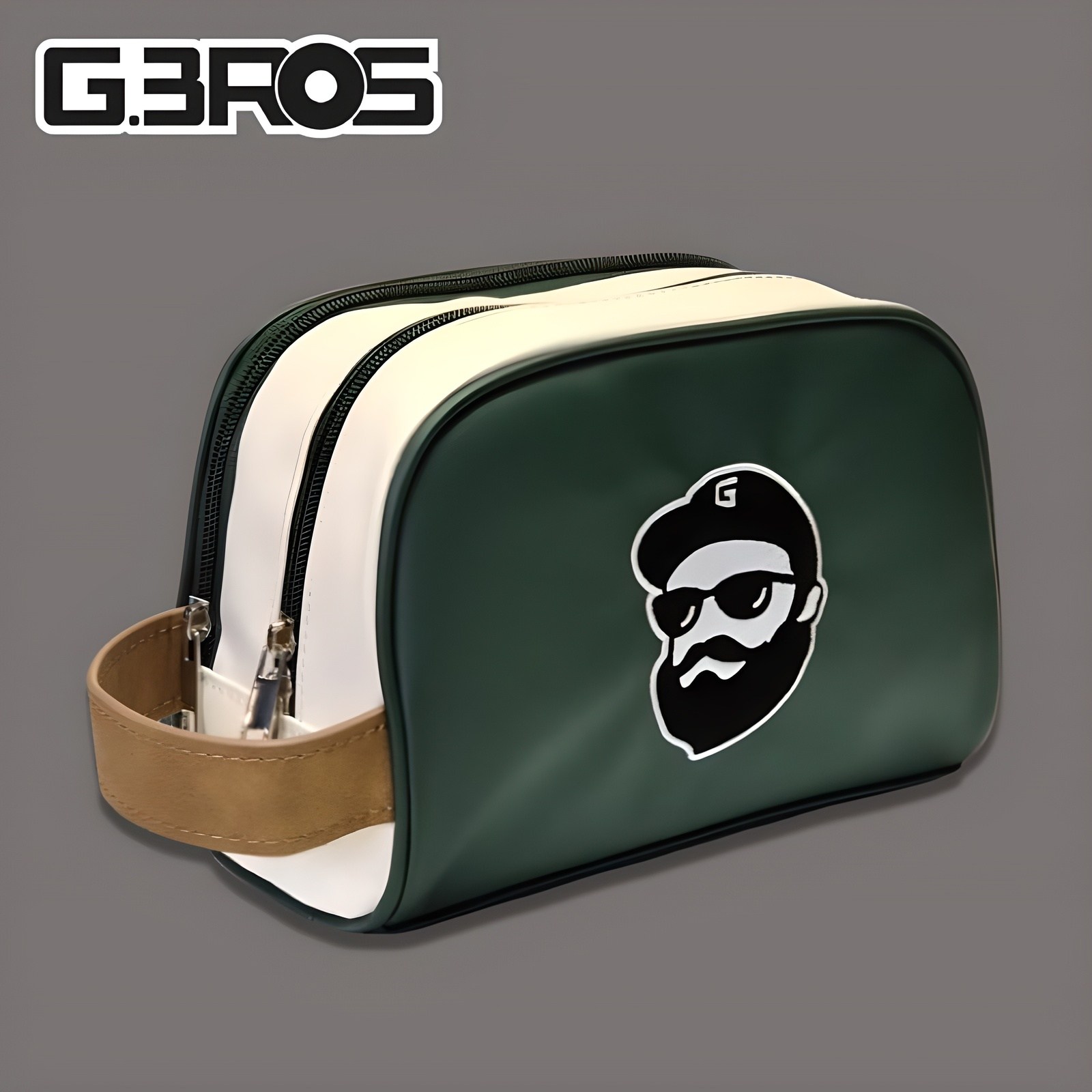 지브로스 GBros signature logo 골프파우치 컬러 : 그린, 1개 69,000원