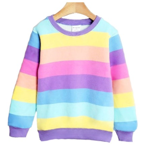 온더키즈 레인보우 기모 맨투맨 티셔츠 23,800원