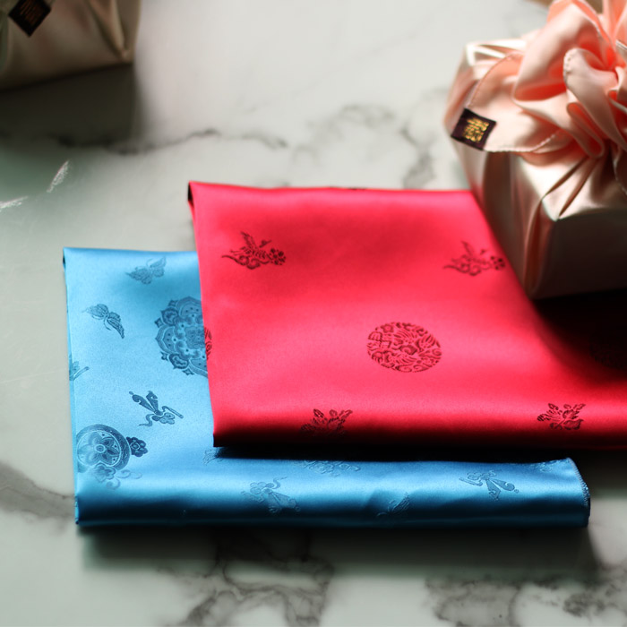 보자기사랑 양단홑보자기 (55/70), 1개, 블루 쌍학단 3,610원