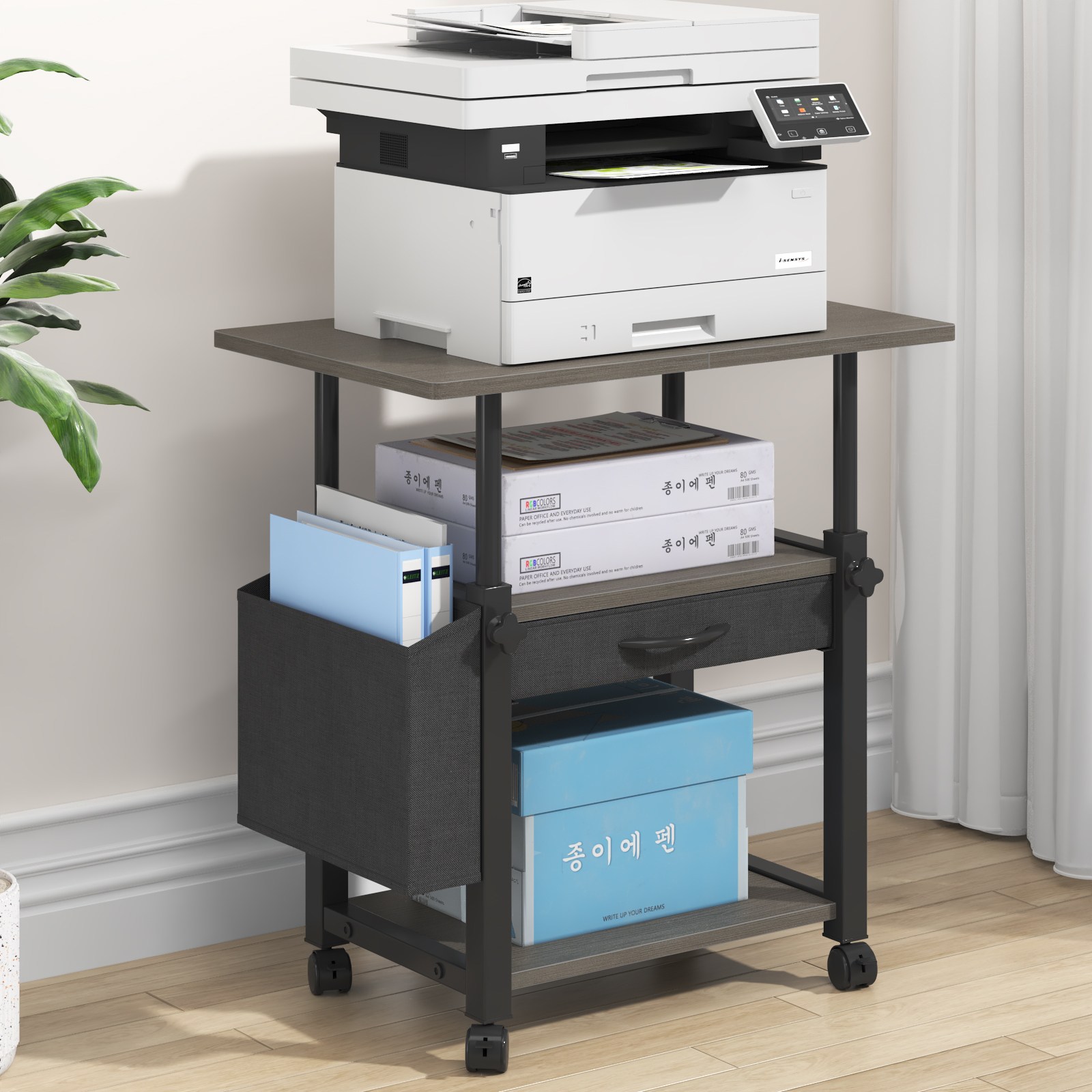 네스티파 2025신상 3단 본체 선반 이동식 프린터 선반 컴퓨터 본체 선반 거치대 34,530원