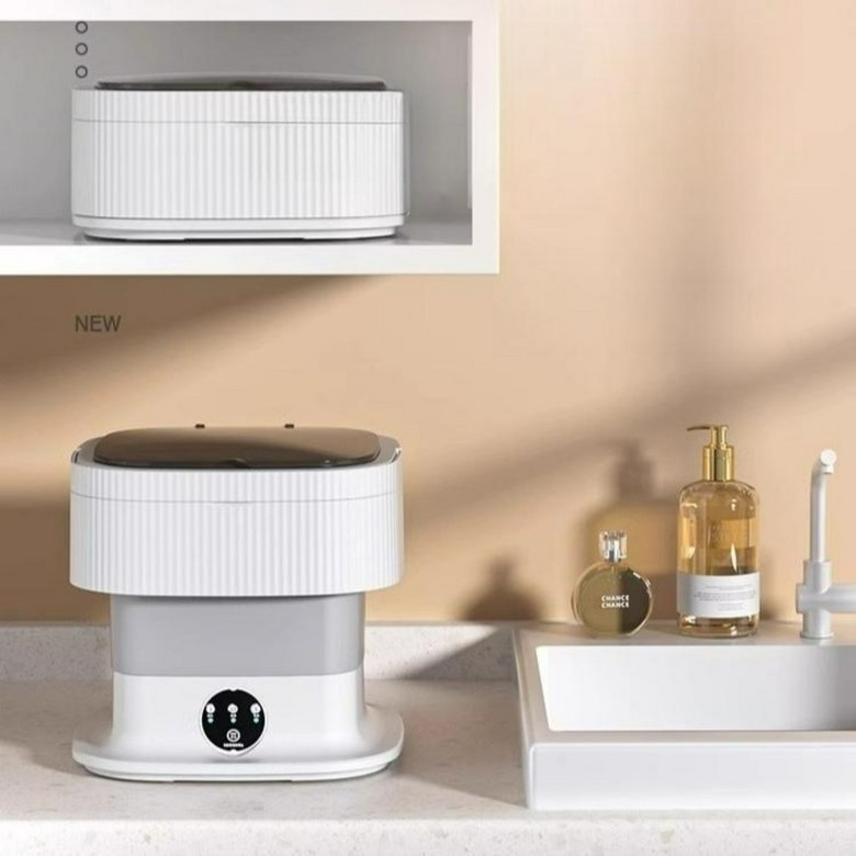 접이식 미니 세탁기 신형 휴대용 세탁기 출장 캠핑용 캐리어수납 한국플러그 27,900원