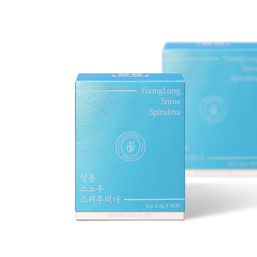 영롱 스노우 스피루리나 [동결건조] 옥내배양 고순도 국내산 블루 피코시아닌 스피룰리나 엽록소 분말 가루 제품, 45g, 1개 39,000원