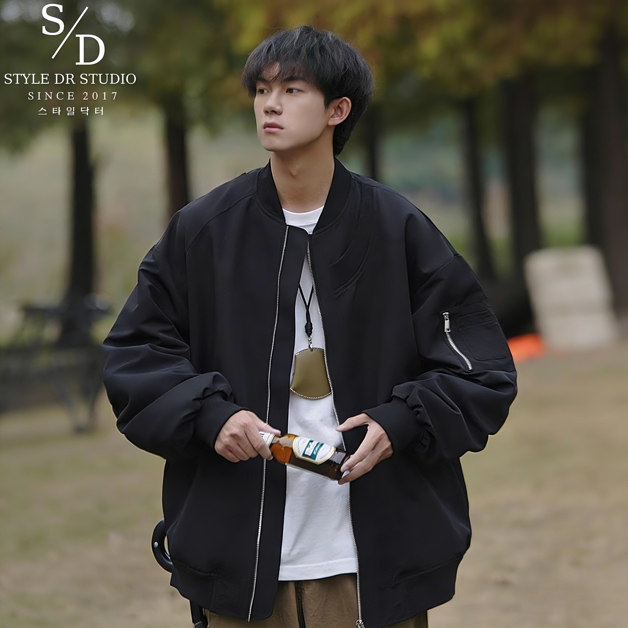 스타일닥터 남자 자켓 캐주얼 야구점퍼 패션 항공점퍼 빅사이즈 바람막이 루즈핏 잠바 편안한 점퍼 데일리 코트 80,000원
