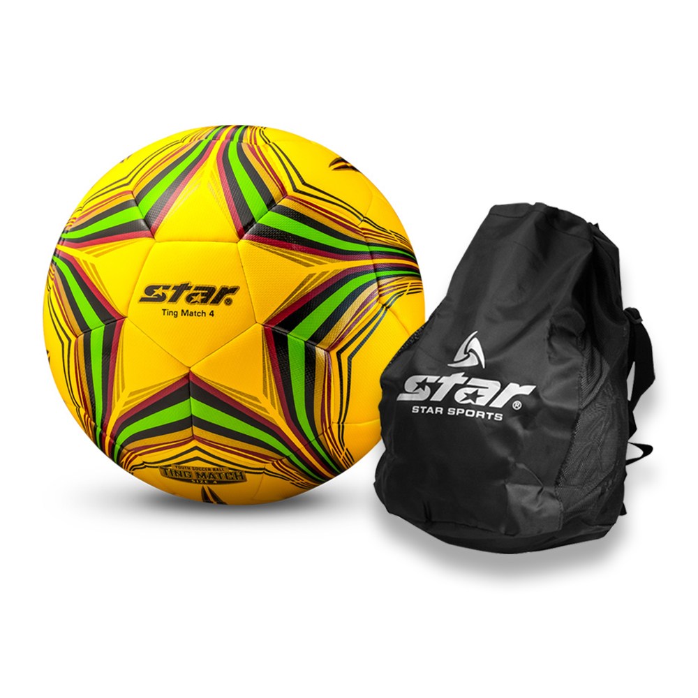 스타스포츠 유소년 축구공 팅 매치 4호 SB3134-05 옐로우 + 스타 볼 낱개가방 C형 배낭 XT101-47, 단품, 1개 32,500원