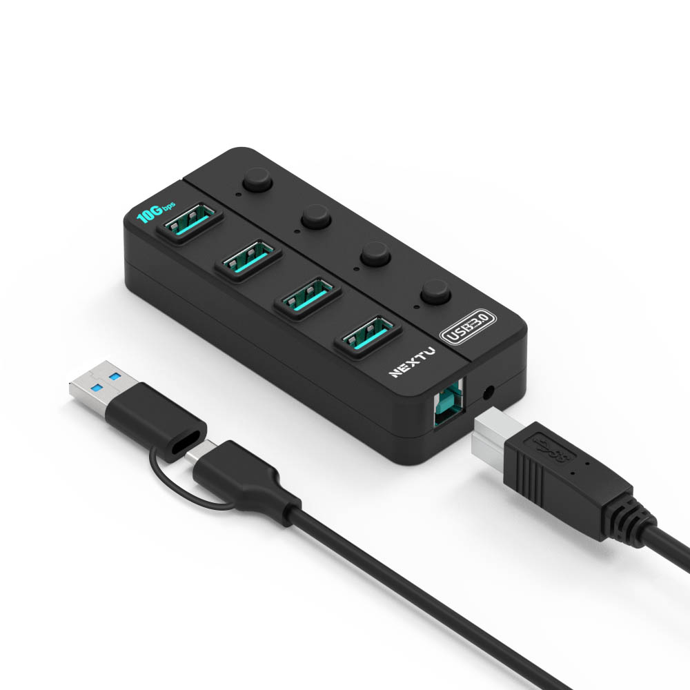 이지넷유비쿼터스 NEXTU NEXT-813U3NP-10G (4포트), 블랙, 1개 18,200원