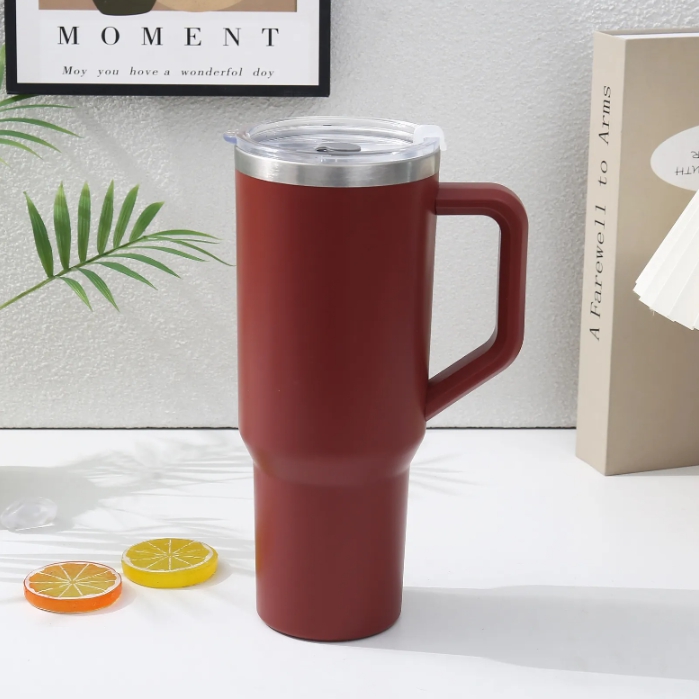1.18L 대형텀블러 대용량 스텐텀블러 빨대포함 보온보냉 사무실 차량용, 1개, 1.2L, 레드 9,000원