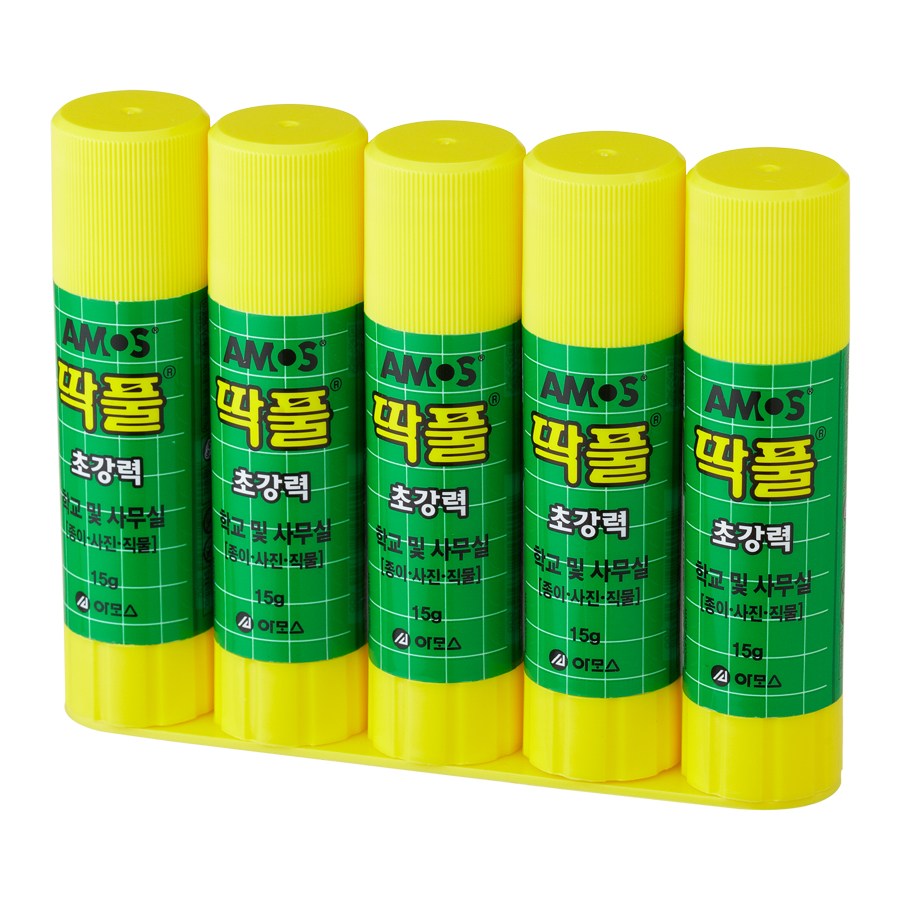 아모스] 딱풀 15g, 5개, 15g 5,300원