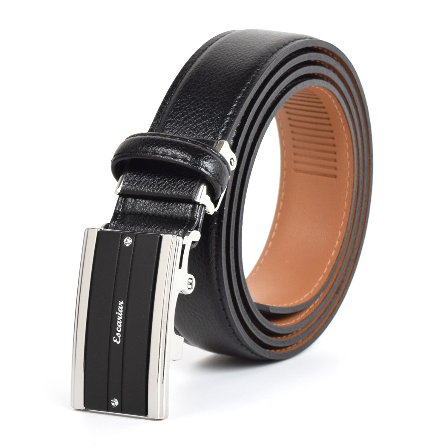 에스까리에 국내생산 소가죽 자동 정장벨트 ES-104 17,600원