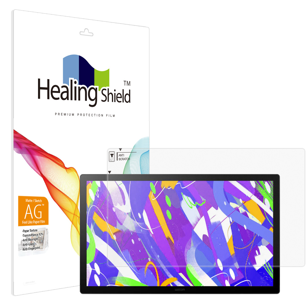 힐링쉴드 와콤 신티크 24 터치 DTH246 항균 종이질감 블루라이트차단 액정보호필름 60,120원