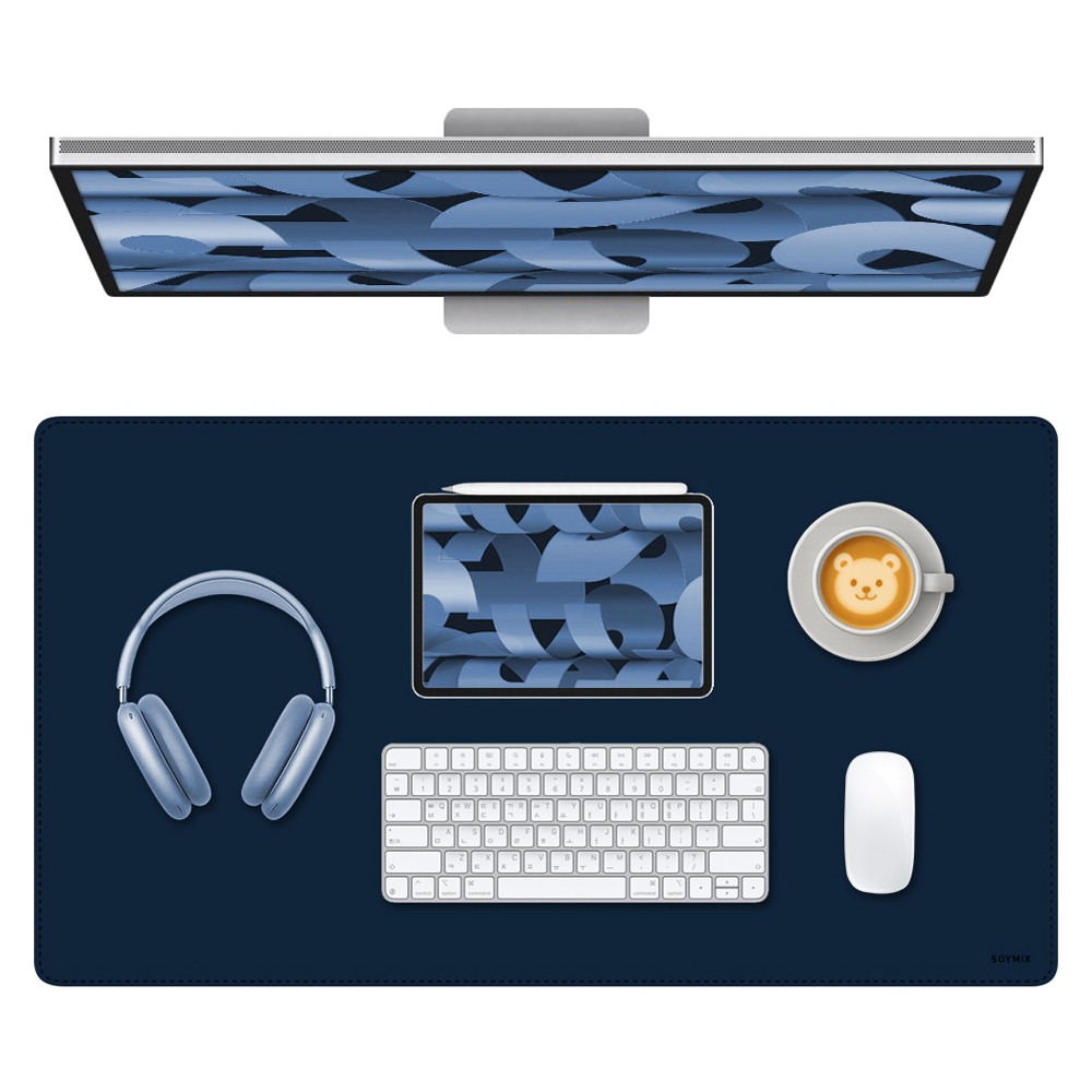 소이믹스 유니크 가죽 장패드 데스크매트 SOL7LO L, 네이비, 1개 13,400원