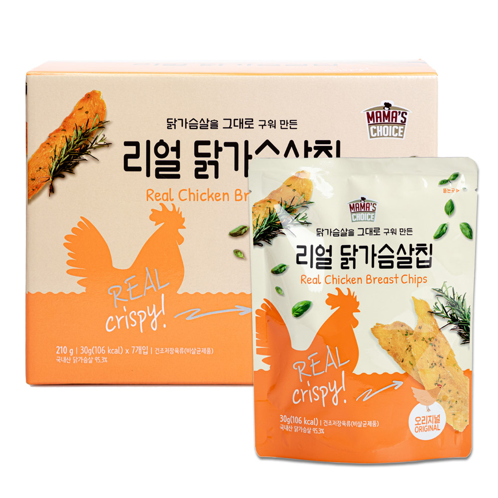 마마스초이스 코스트코 리얼 닭가슴살칩 오리지널 30g x 7봉 16,440원