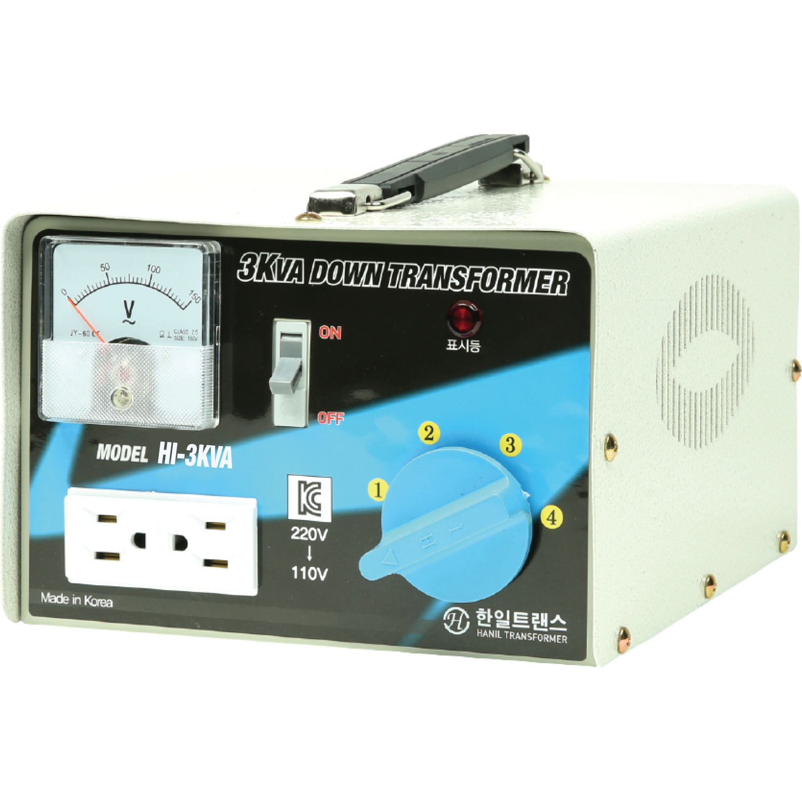 링코아 3k 다운변압기 100~120전압조절가능 / 한일트랜스/도란스/ 외국제품 한국에서 사용, 1개 125,000원