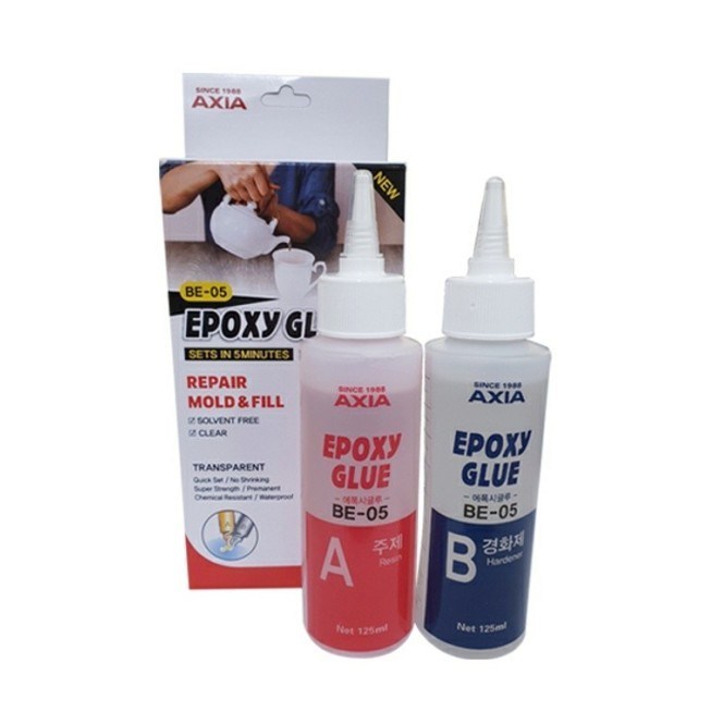 INVEN* 인벤 다목적 고급 에폭시 접착제 (A+B) 5분@안전2중포장@ 투명 19,000원