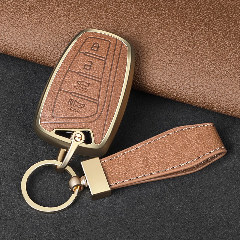 호환 현대 스마트키 키케이스 그랜저HG 신형에쿠스 제네시스DH 싼타페DM 윈밀리언 맥스크루즈 4버튼용 적용 키홀더 TPJP-Yazun, H-03, 브라운 22,800원