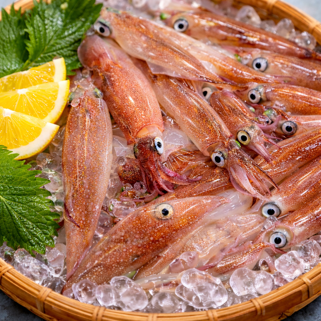 푸른마을 횟집 퀄리티 동해산 급냉 한치 횟감 통찜, 1박스, 1kg (15미 내외) 29,900원