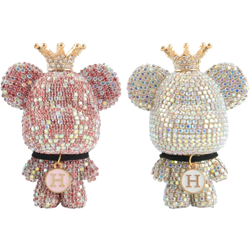 블링디어 큐빅세트(1+1) 베어브릭 고급 차량용 방향제 52,900원