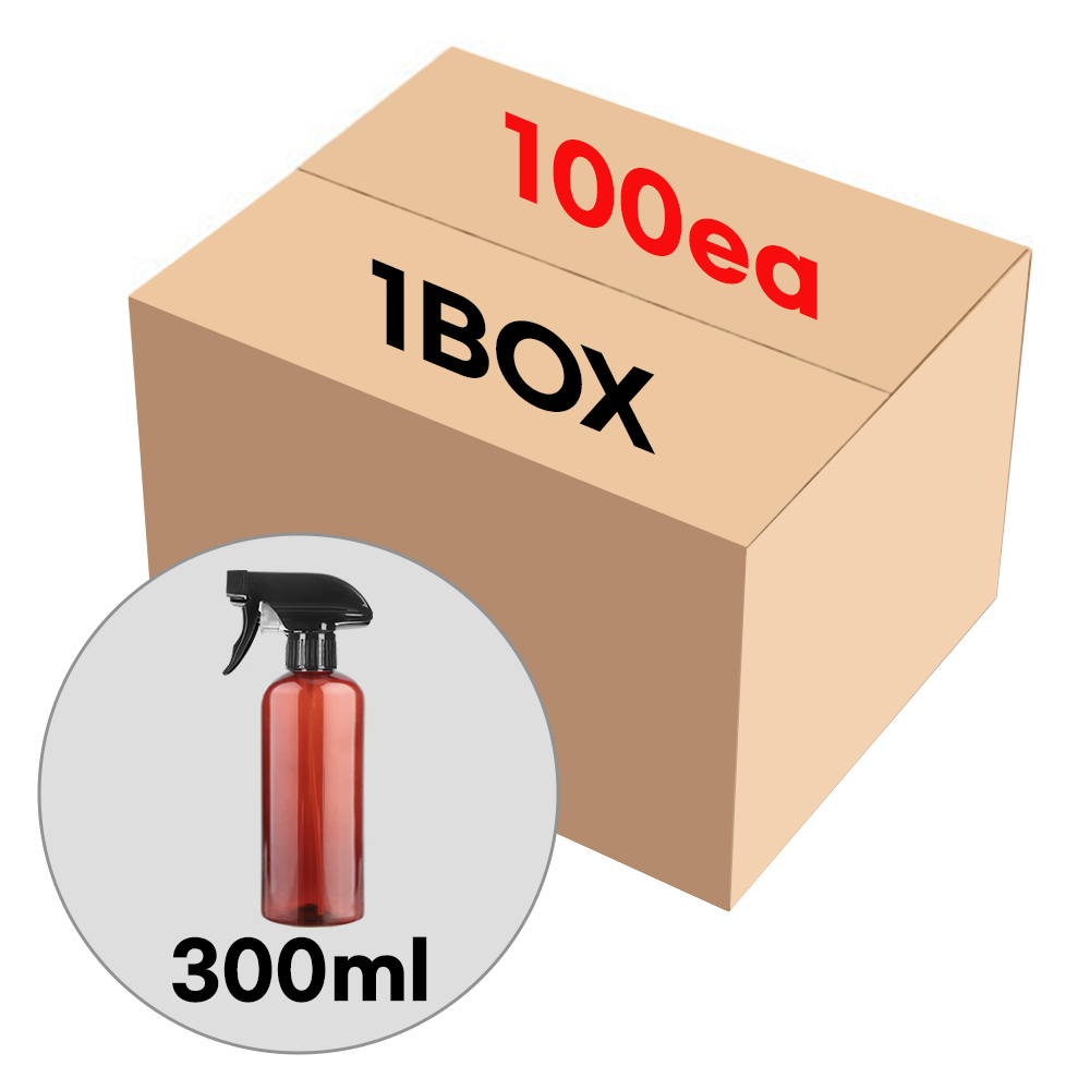 건스프레이 블랙캡 브라운 300ml 플라스틱 공병 소분병 여행 화장품용기 (1BOX 100개), 단일상품 98,800원