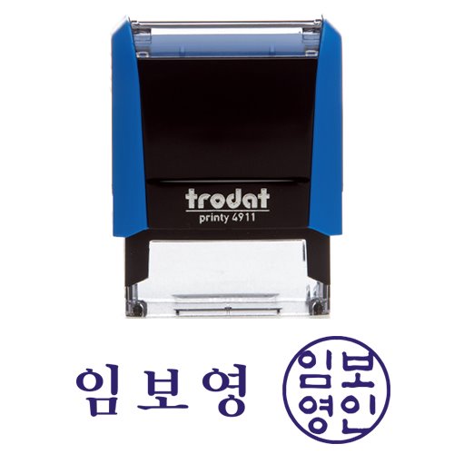 [Trodat] 문서확인용 서명 스탬프(이름+도장) (35x12mm, 자동스탬프4911) 11,600원