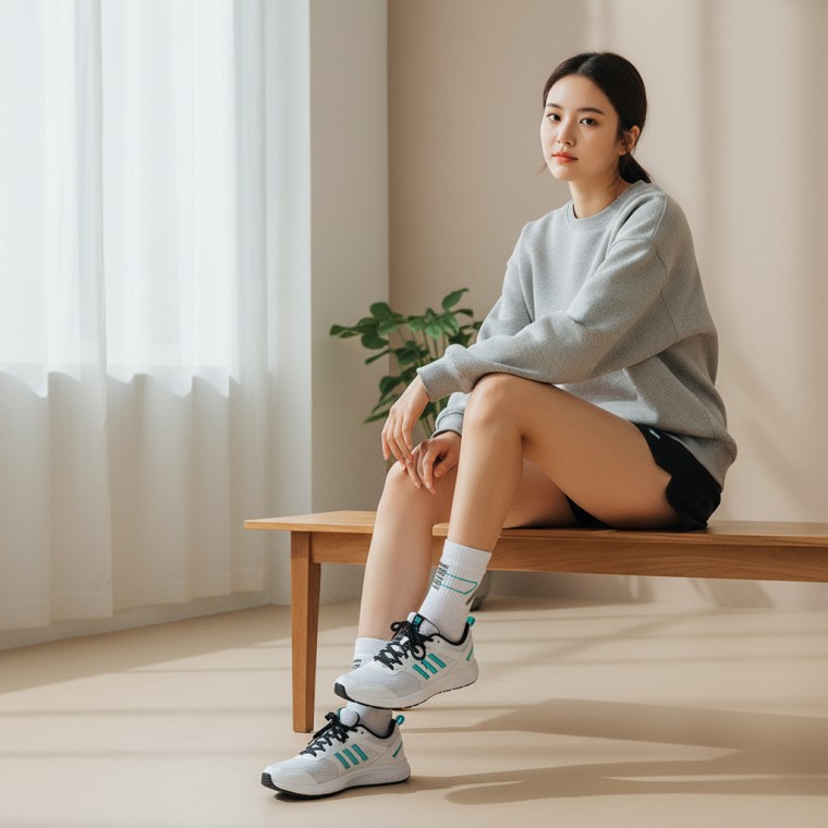 삭스 스포츠 마라톤 발바닥 헬스 러닝 남녀공용 양말 발목 쿠션 운동용 골프, 1개, 블랙 15,510원