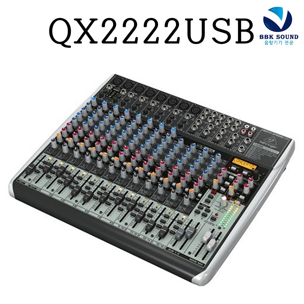 베링거 XENYX QX2222USB 아날로그 믹서 USB인터페이스 530,000원