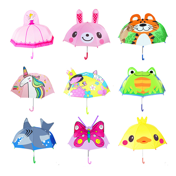 5시 당일출고 귀엽고 안전한 어린이 아동 3D 입체우산 캐릭터양산 빠른배송 8,230원