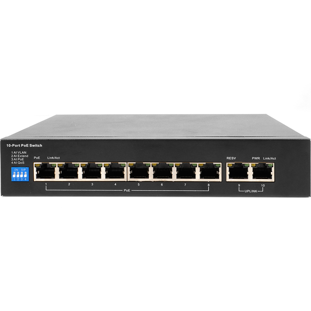 넥스트유 8포트 100M 전원공급 데이터 전송 POE 스위치 허브, NEXT-POE910F-2TP, 1개 55,860원