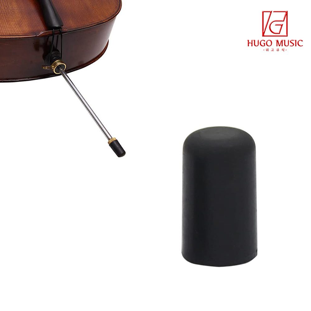 위고뮤직 첼로 엔드핀 고무 팁 마개 고무발 캡 뚜껑, 단품, 1개 2,000원