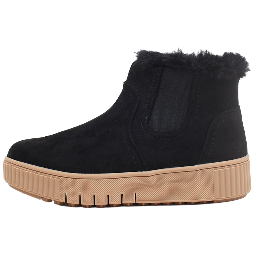 [고급인솔증정] E스웨체 여성 겨울 스웨이드 첼시 부츠 따뜻한 털 기모 안감 논슬립 데일리 슈즈 방한 신발 59,800원