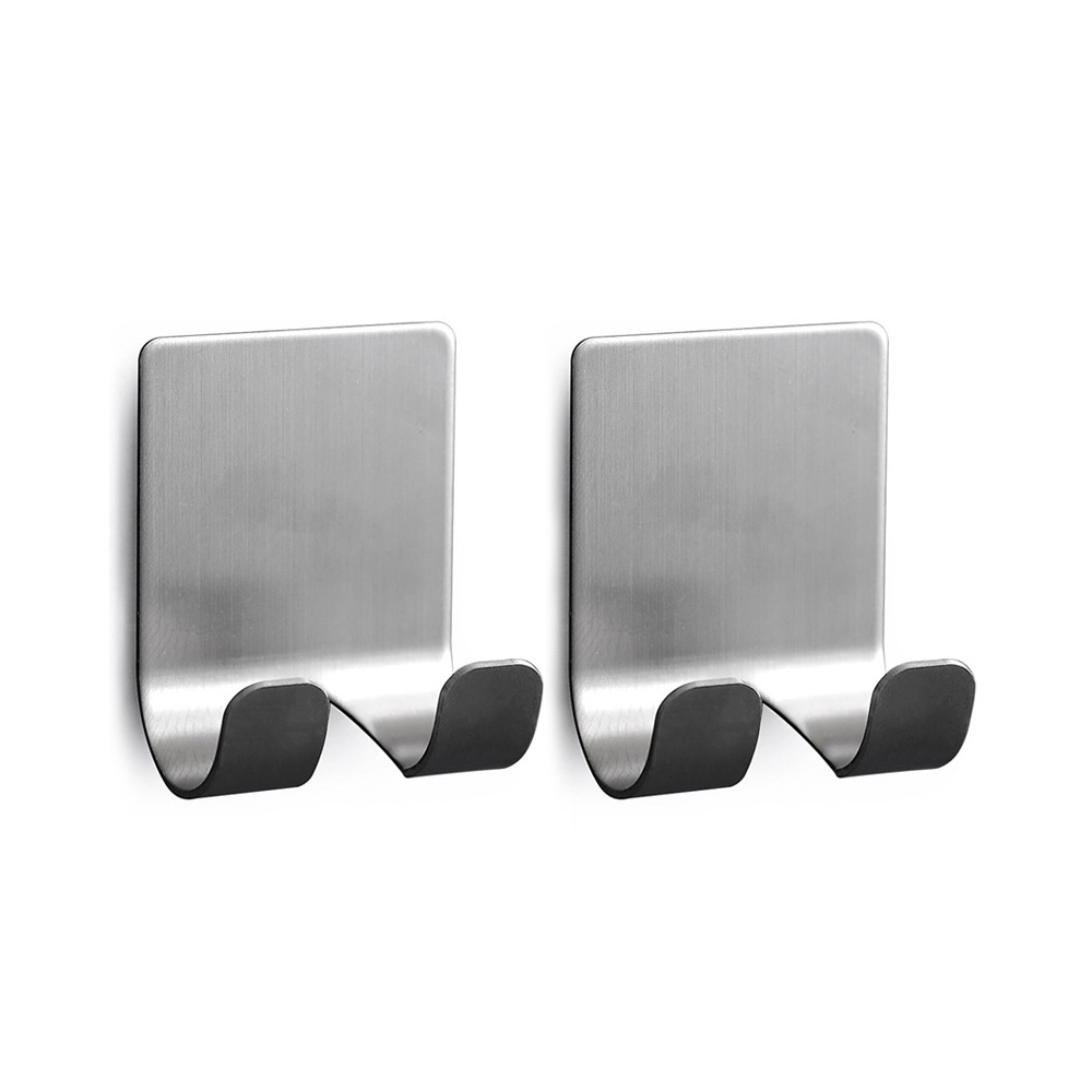 홈바내쓰 스텐 304 면도기 거치대 2p, 실버, 2개 3,150원