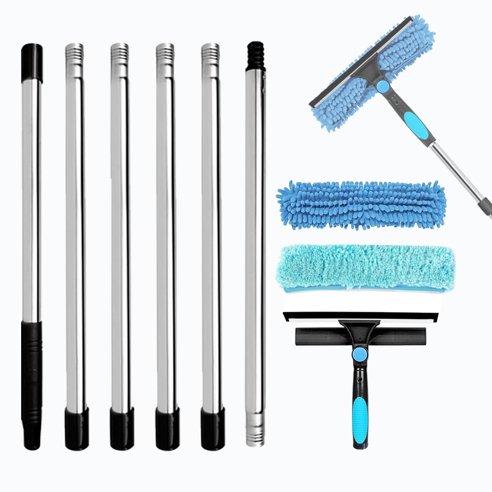 아띠꼴로 간판 청소 유리창 닦이 창문 외벽 청소도구 장대, 1세트 19,500원