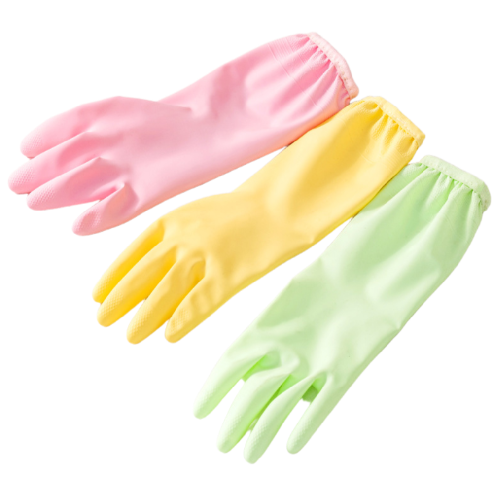 1+1+1 토브리빙 쫀쫀한 질긴 니트릴 고무장갑 라텍스 주방용 설거지 3색, 1개, 소(S), 토브 혼합색상 9,900원